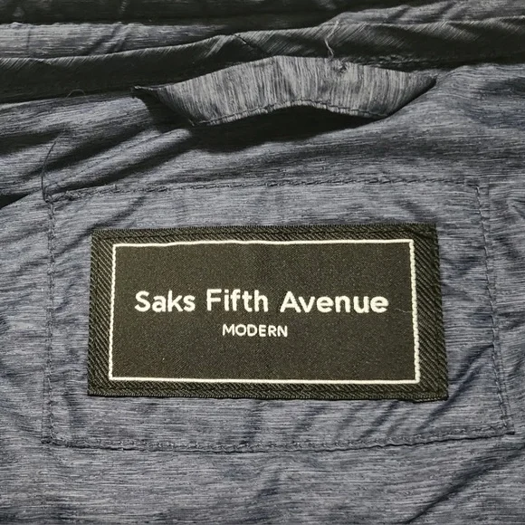 Saks Fifth Avenue Women’s Navy Jacket Size L - Picture 9 of 9